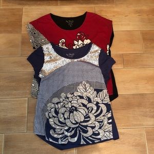 BOGO CHICO’S T-Shirts Size 1